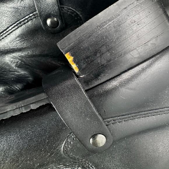 Vintage Black Leather Rding Boots Clara low - Picture 7 of 9